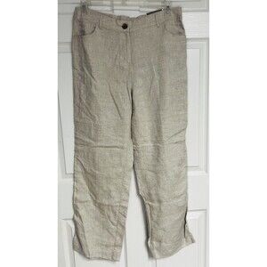 Chicos size 1.5R pants The Ultimate Fit  Linen Straight leg $89.00 Cream Colored